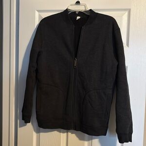 Ivivva by Lululemon girls black fleece lined jacket size 14